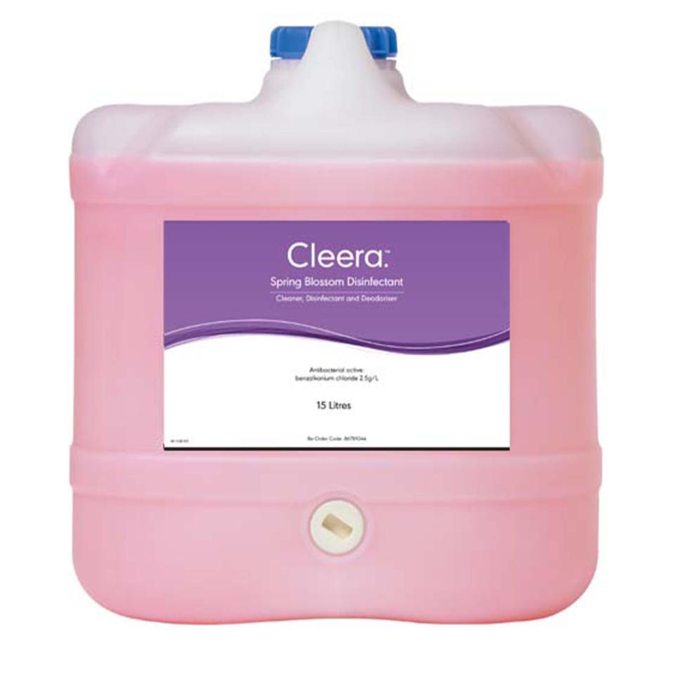 Cleera Disinfectant Cleaner & Deodoriser Spring Blossom 15L
