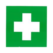 Uneedit First Aid Sticker Large Green 150X150mm