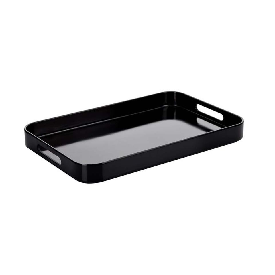 Connoisseur Tray with Handles Melamine 480 x 310 x 45mm Black