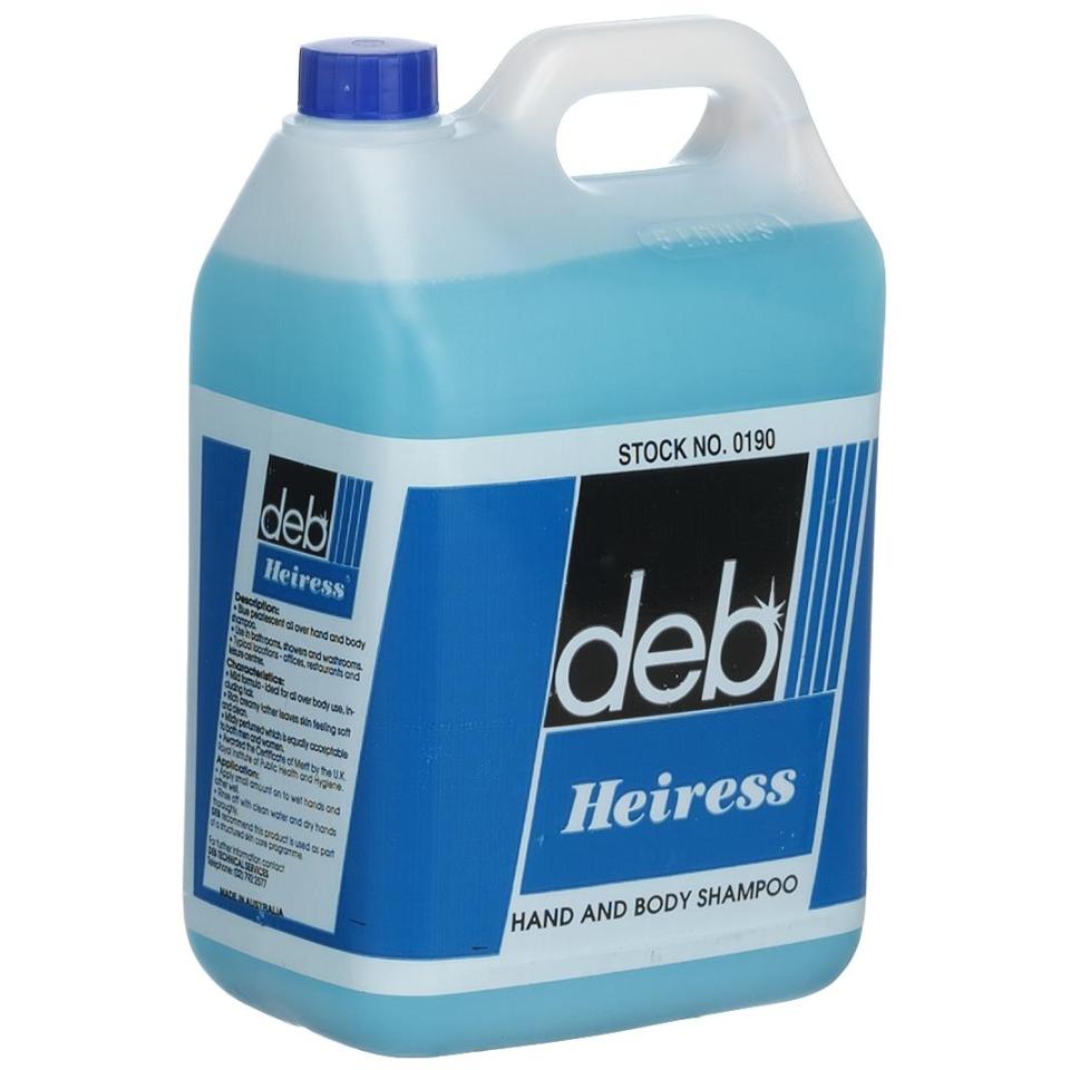Deb 0190 Heiress Liquid Soap 5Lt Pearlescent Blue