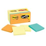 Post-it Notes Mixed Pack Original Assorted Colours 76 x 76mm Pack 18