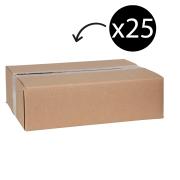 Marbig Professional Shipping Box Heavy Duty Brown 369 X 305 X 102mm Pack 25