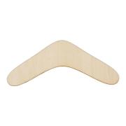 Arbee Wood Craft Boomerang Shapes Natural 12pc