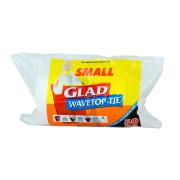 Glad KTS50/20N Wavetop Tie Tidy Bags Roll Small Pack 50