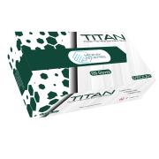 Titan Nitrile Examination Gloves Powder Free Blue Medium Box 100