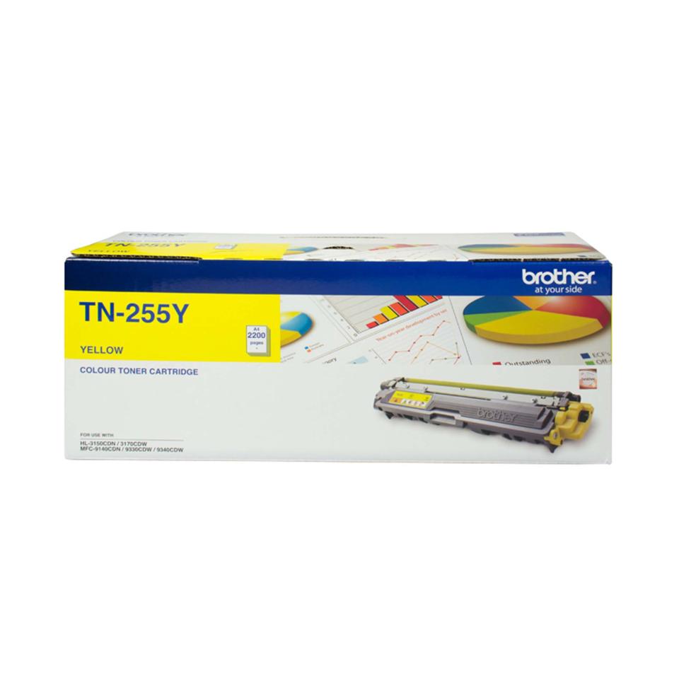 Brother TN-255Y Yellow Toner Cartridge Image