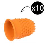 Rexel Thimblettes Finger Cones Size 00 Orange Box 10