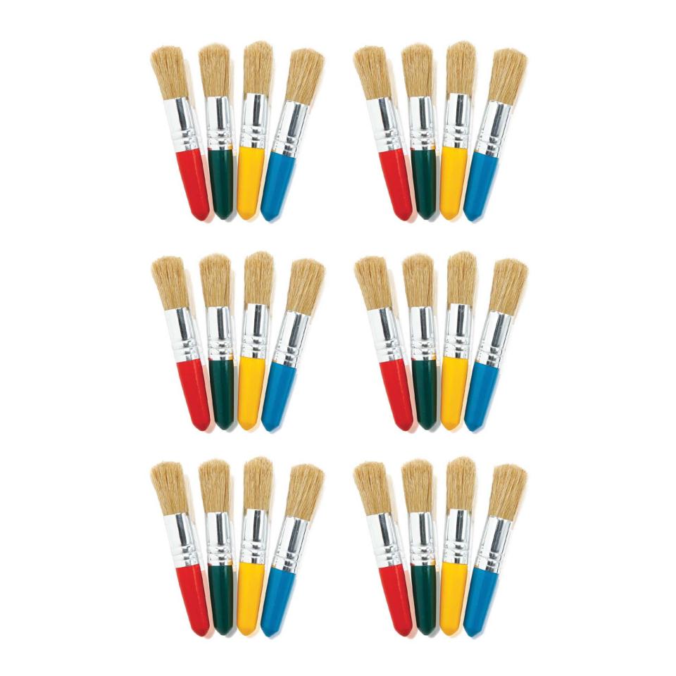 Educational Colours Baby Stubby Brush Pack 24