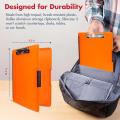 Thumbnail image of Dexas Slimcase 2 Side Open Storage Clipboard A4 Neon Orange