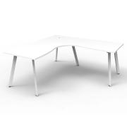 Rapidline Eternity Table 1500 x 1500 White/white