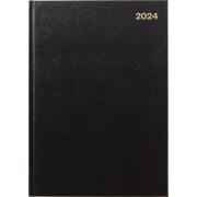 Winc 2024 Appointment Diary A4 2 Pages per Day Black