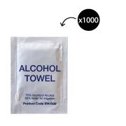 Alcohol Isopropyl Towelette Surface Wipe 70% 155 x 140mm Carton 1000