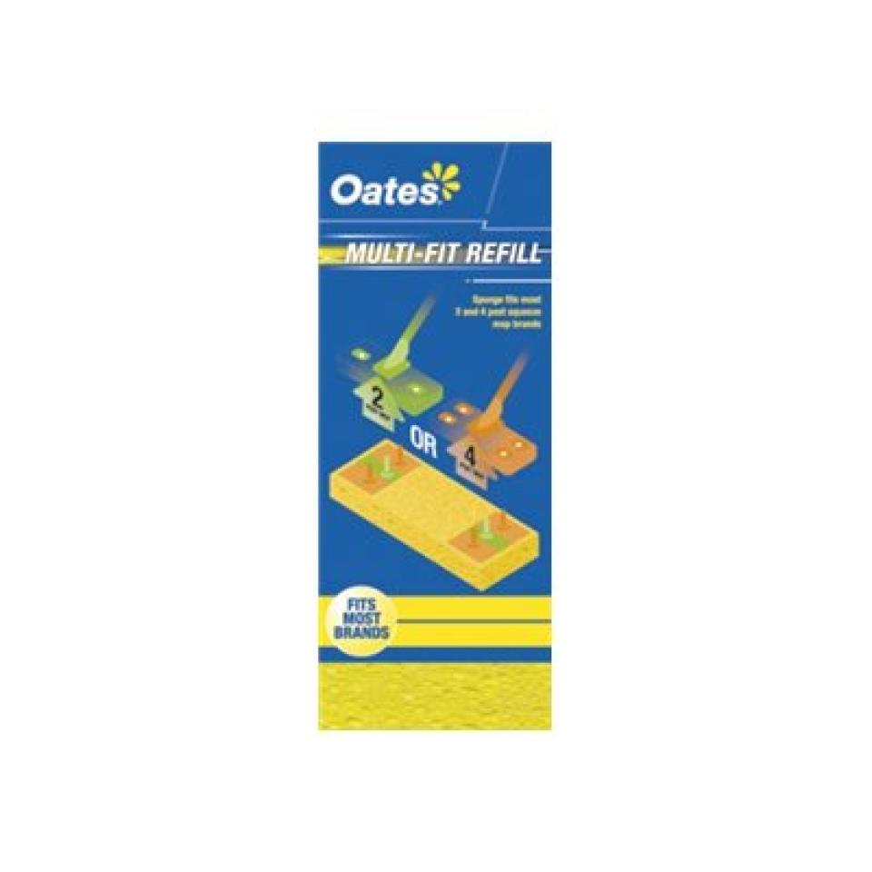 Oates Multifit Sponge Mop Refill Yellow