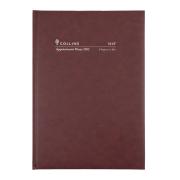 Collins Debden 2022 Appointment Diary A4 2 Pages to a Day Burgundy