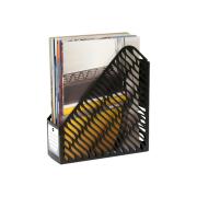 Marbig Plastic Magazine File Black Pack 2