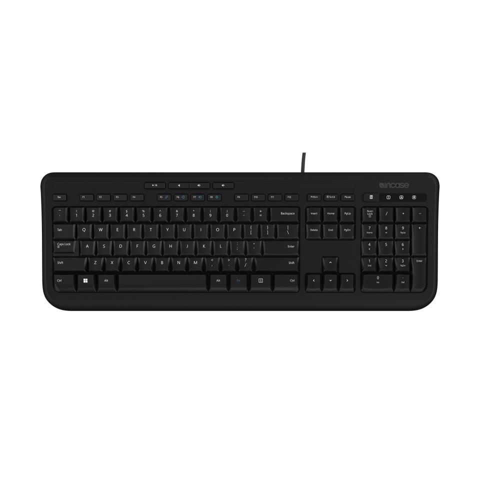 Wired Keyboard 600 Black Keyboard Incase Designed By Microsoft