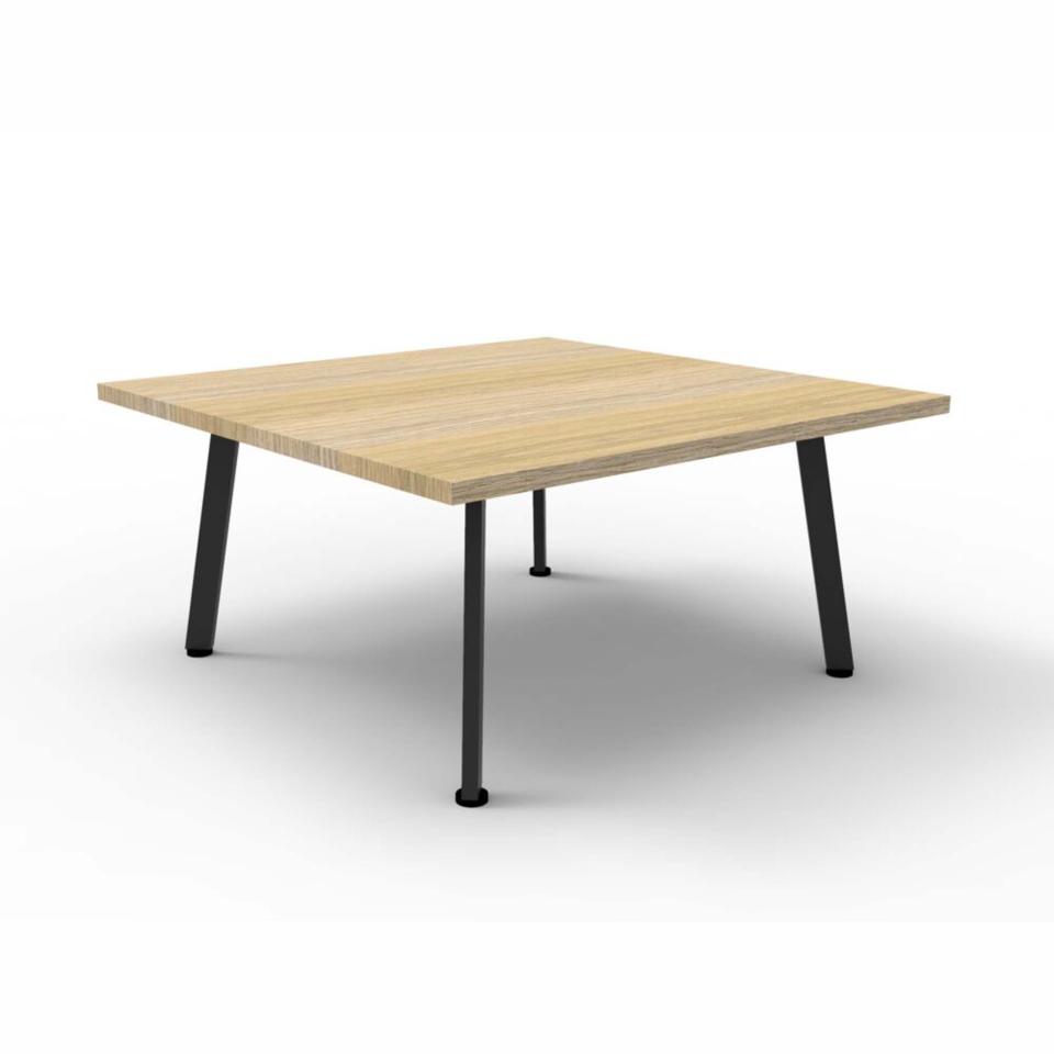 Rapidline Eternity Coffee Table 900 x 900mm Natural Oak/black
