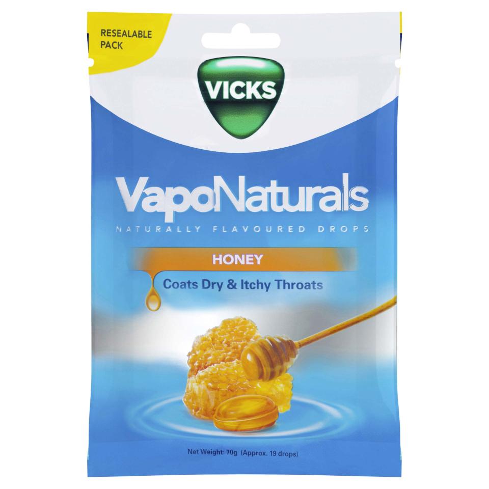 Vicks Vaponaturals Drops Honey 19 Pack
