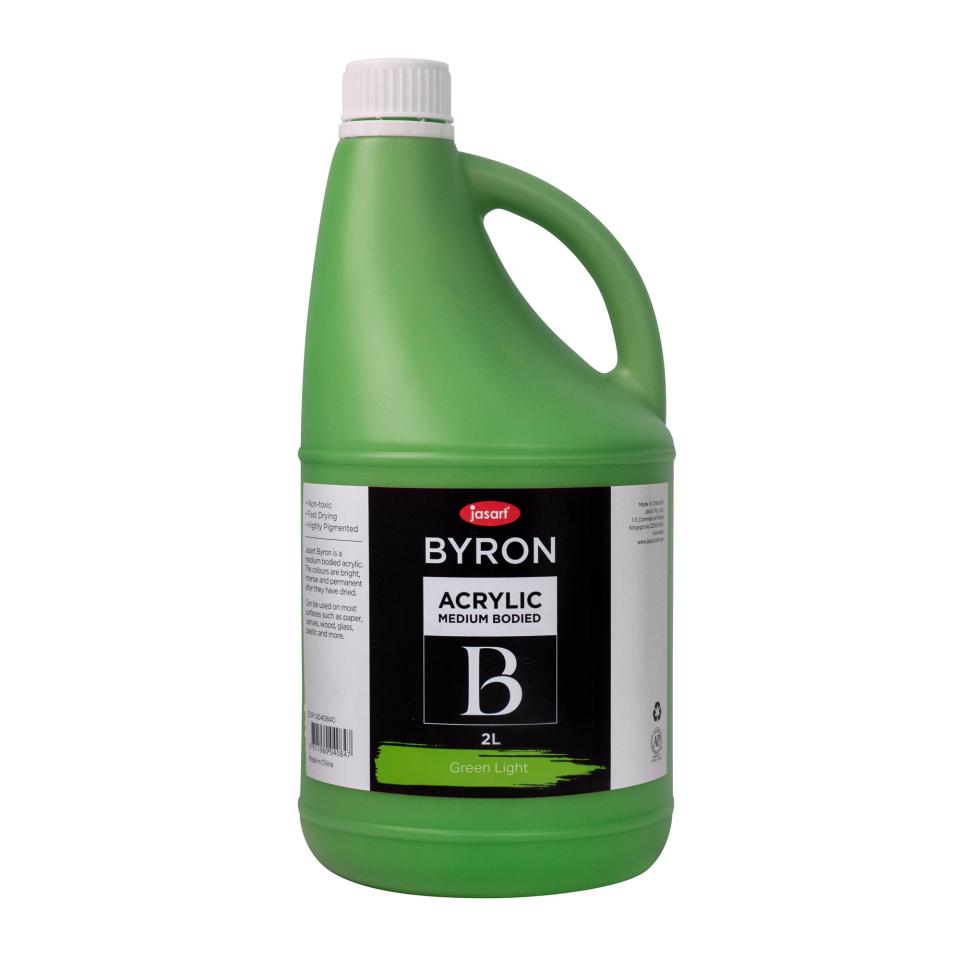 Jasart Byron Acrylic Paint 2L Green Light Image