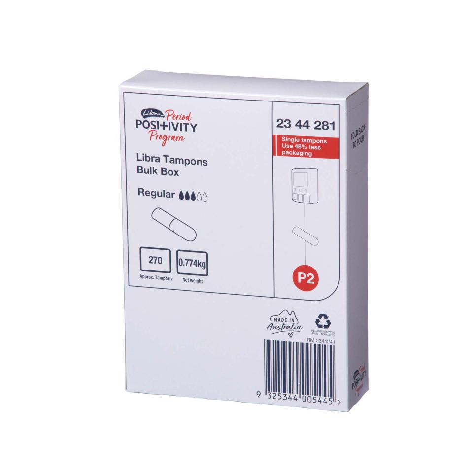 Libra Tampon Regular Bulk 270 Pack For P2 Dispenser Image