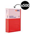 Thumbnail image of Winc Premium Coloured Copy Paper A4 80gsm Red Ream 500