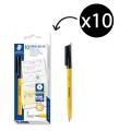 Thumbnail image of Staedtler Stick 430F Ballpoint Pen Fine 0.7mm Black Box 10