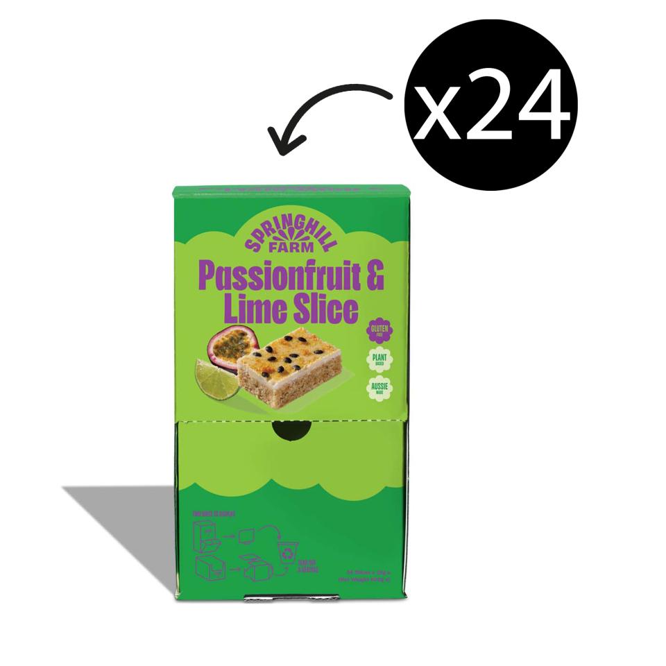Springhill Farm Springhill Farm Passionfruit and Lime Slice 25g Box 24 | Winc