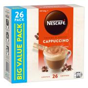 Nescafe Cafe Menu Cappuccino Coffee Sticks 12.5g Box 26