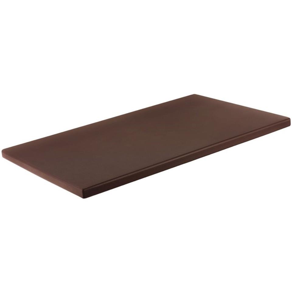 Cutting Board PP 380 x 510 x 12mm Brown