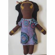 Kurrajong Aboriginal Products Aboriginal Girl Doll Handmade And Handpainted 38cm