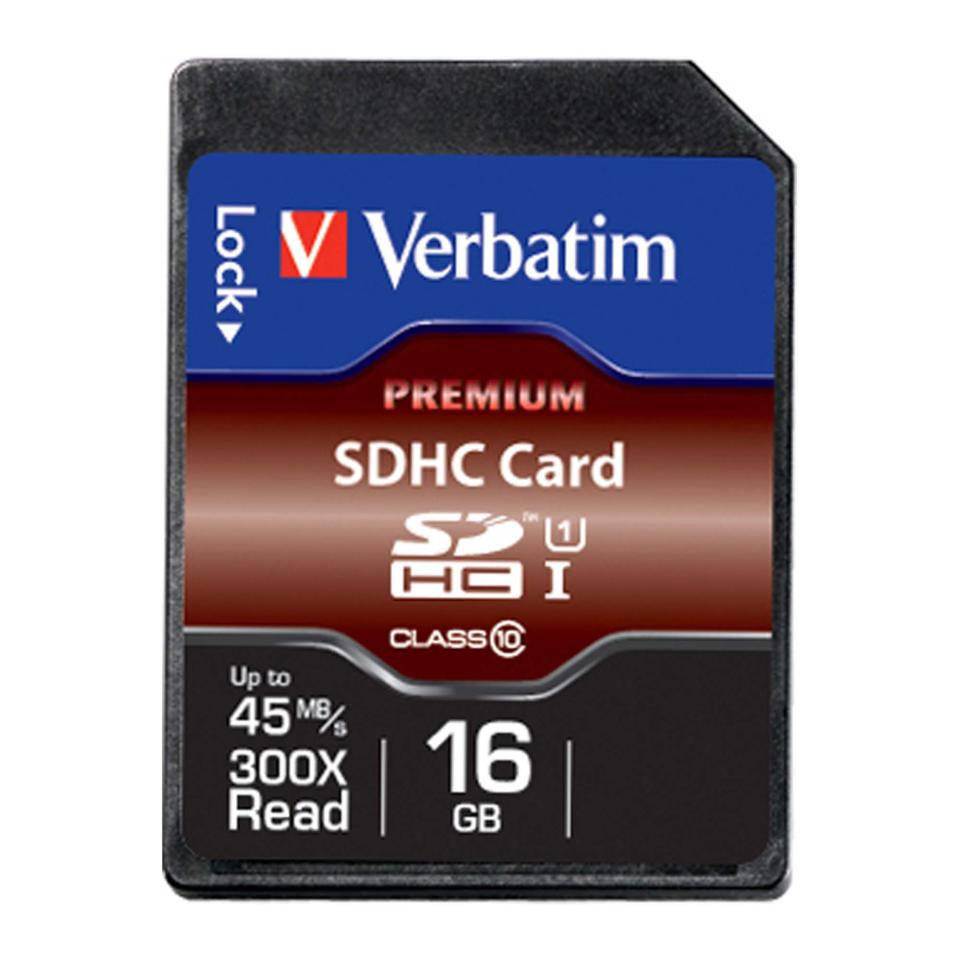 Verbatim Premium SDHC 16 GB Memory Card