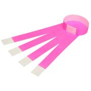 Rexel Wristbands Fluorescent Pink Pack 100