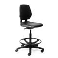 Thumbnail image of Chair Solutions LAB400 Drafter In Black Poly Shell
