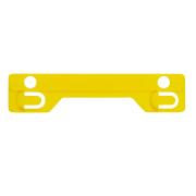 Avery Yellow Tubeclip Compressor Bar Only - 25 Per Pack