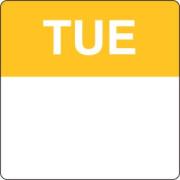 FFSA Removable Square Label Tuesday 40mm Roll of 500