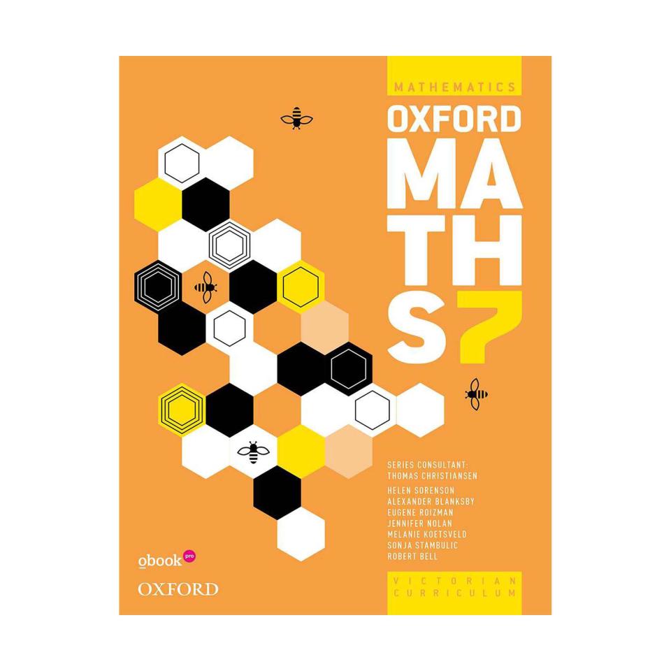 Oxford Maths 7 For The Victorian Curriculum SB + Obook Assess Jennifer Nolan 1st Edn
