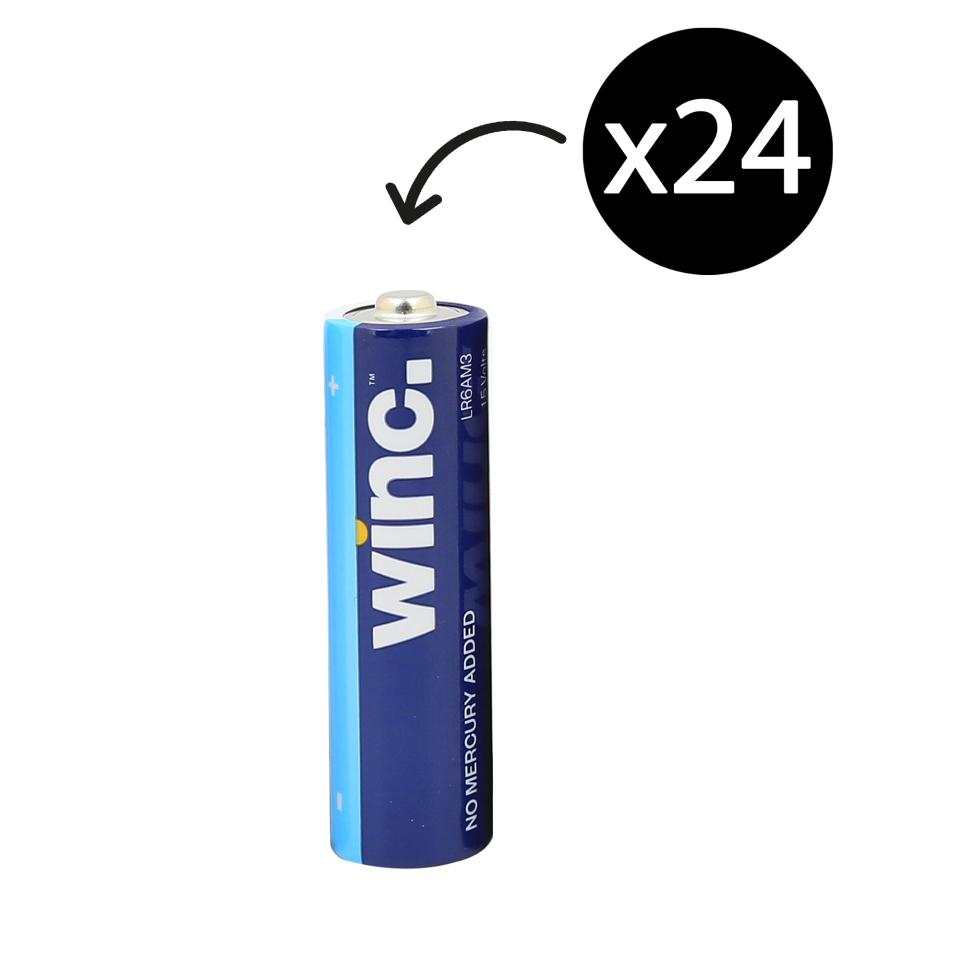 Winc AA Premium Alkaline Battery Box 24