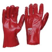 Pro Choice Pvc27 PVC Short Gloves Red One Size Pair