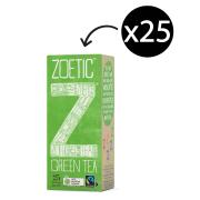 Zoetic Organic & Fairtrade Green Tea Tea Bags Pack 25