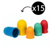 Rexel Thimblettes Finger Cones Assorted Sizes Pack 15
