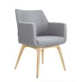 Thumbnail image of Konfurb Hady Visitor Chair 4 Leg Wooden Base Keylargo Ash