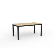 Olg Axis Table 4 Leg Black Frame  L1500mm X W750mm - New Oak Ravine