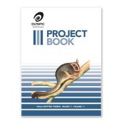 Olympic Project Book Possum No.525 335x240mm 1/3 18mm Dotted Thirds 2/3 Blank 90GSM 24 Pages