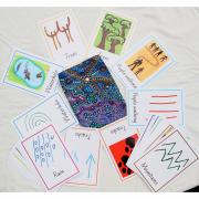 Kurrajong Aboriginal Products Symbol Cards Matching Game 10cm X 15cm Laminated