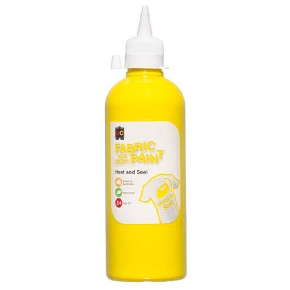 EC Fabric And Craft Paint 500ml Yellow