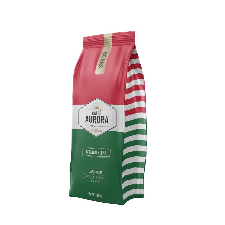 Caffe Aurora Italian Blend Coffee Beans 1kg