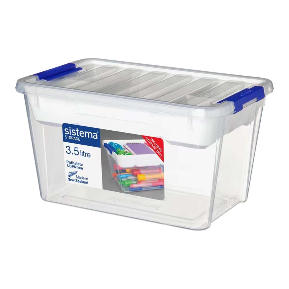 Sistema Small Storage Box Organiser With Storage Tray 3.5L Image