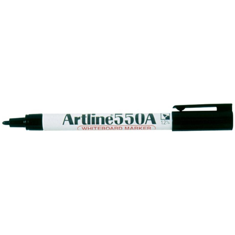 Artline 550A Whiteboard Marker Fine 1.2mm Black