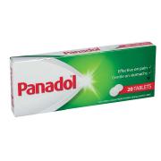 Panadol Paracetamol Pain Relief Tablets 500mg Pack 20