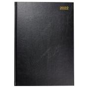 Winc 2022 Recycled Diary A4 Day to Page Black